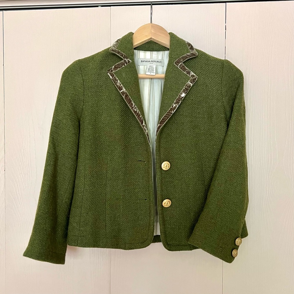 Vintage Fall / Winter Tweed Blazer (Wool)